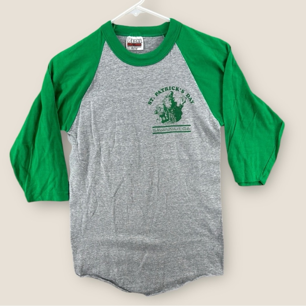 Vintage Hanes 1986 St. Patty’s Day Savannah‎ Day’s T-Shirt Women’s Sz XS